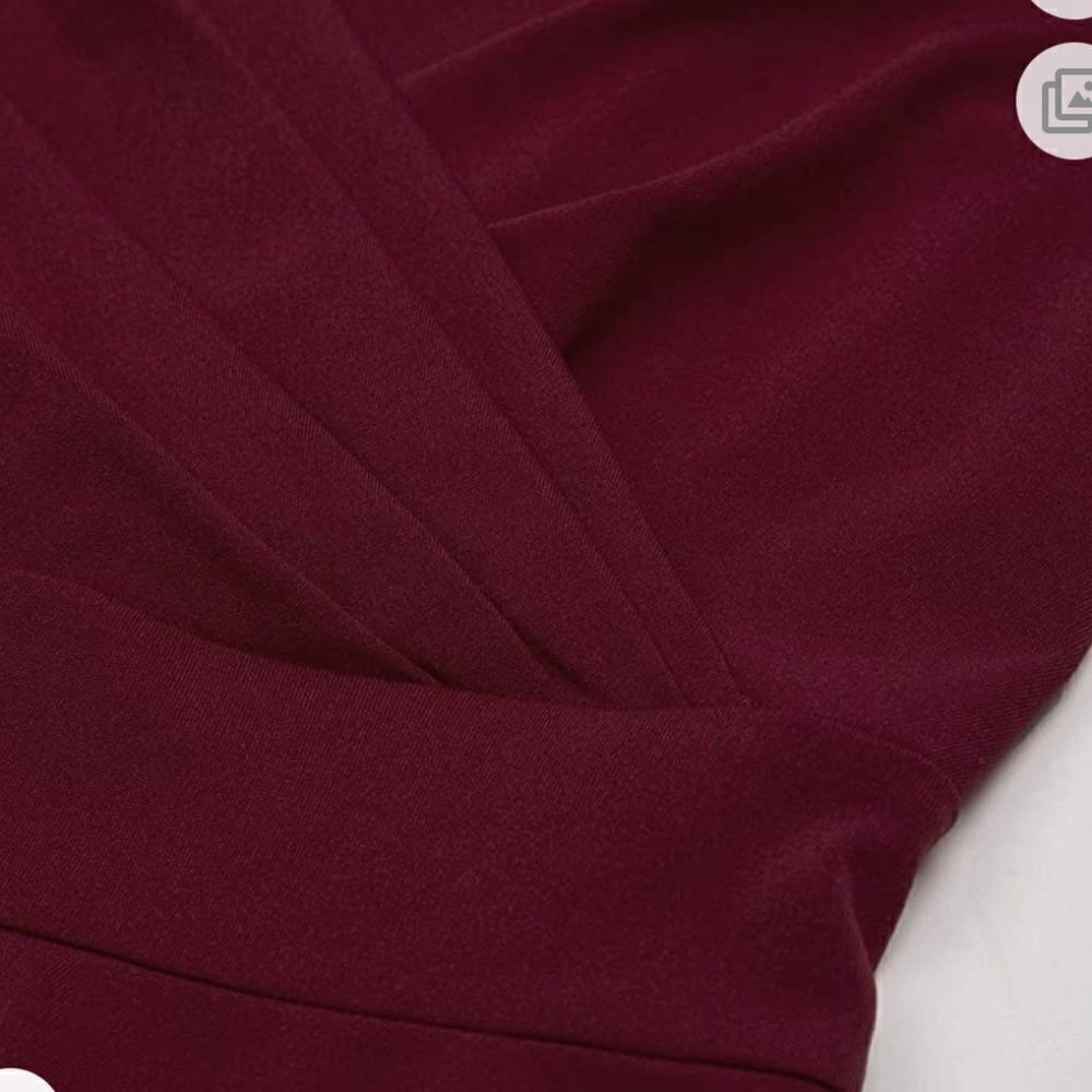 NEW Grace Karin Women's Sleeveless Formal Dress XL Dark Wine Wrap Swing - Picture 9 of 12
